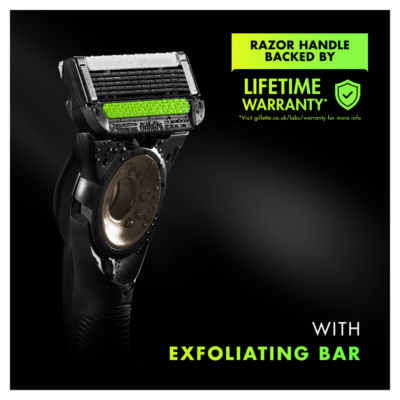 Gillette Labs Eksfolierende Bar Manuell barberhøvel med reiseetui - 2 blader