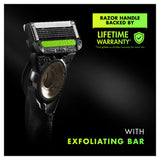 Gillette Labs exfoliating bar razor with 2 blades, UK version