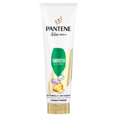 Pantene Smooth & Sleek hair conditioner 90ml, imported from the UK