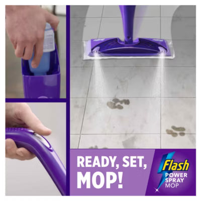 Flash Power Spray Mop Disposable Cleaning Pads 8 refills - British product