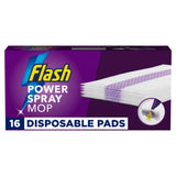 Flash Power Spray Mop disposable floor cleaner pads 16 refills - British product