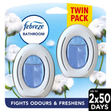 Febreze Bathroom Air Freshener Cotton Fresh 2Ct - British product
