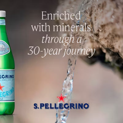 San Pellegrino sparkling mineral water 6x1L (British brand)