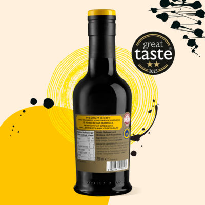 Mazzetti Gold Label Aged Balsamic Vinegar 250ml, imported from the UK