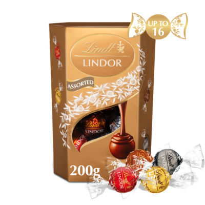 Lindt Lindor Assorted Chocolate Truffles 200g, imported from the UK