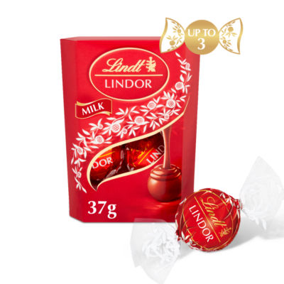 Lindt Lindor Milk Chocolate Truffles 37g, UK version