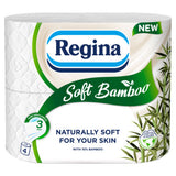 Regina Soft Bamboo toilet tissue 4 rolls, imported from the UK