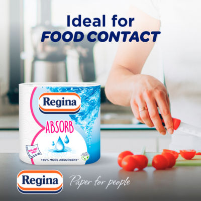 Regina Absorb 2R kitchen towel 2 rolls, imported from the UK