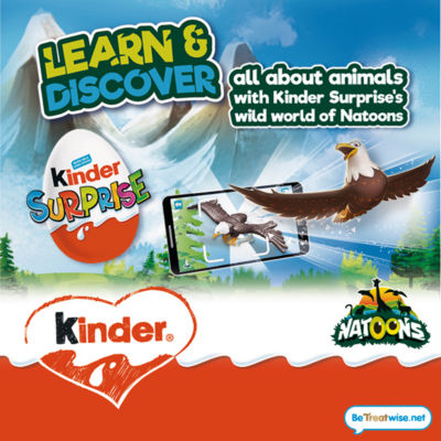 Kinder Surprise Natoons Milk Chocolate Egg With Toy 20g