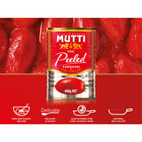 Mutti Peeled Whole Plum Tomatoes 400g, imported from the UK