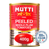 Mutti Peeled Whole Plum Tomatoes 400g, imported from the UK