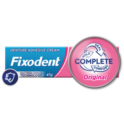 Fixodent Complete Denture Adhesive Light Mint 40g - British product