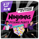 Pampers Ninjamas Pyjama Pants Unisex Hearts 8-12 years, imported from the UK