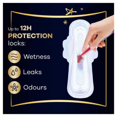 Always Ultra Sanitary Towels Heavy Flow Night 14 Pads - British product