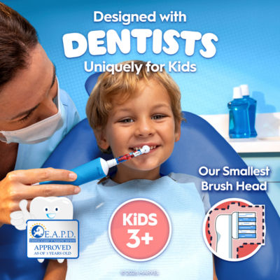 Oral-B PRO Kids brush head Spiderman pack 4, imported from the UK