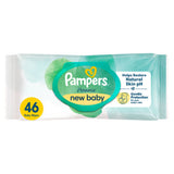 Pampers Harmonie baby wipes plastic-free 46 pack, imported from the UK