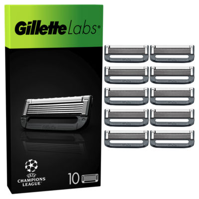 Gillette Labs UEFA Champions League Special Edition razor blade refills pack of 10, UK version