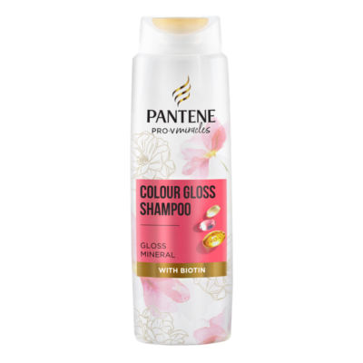 Pantene Colour Gloss with Biotin Shampoo 400ml, imported from the UK