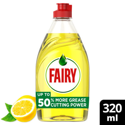 Fairy lemon with liftaction washing up liquid 320ml - British product