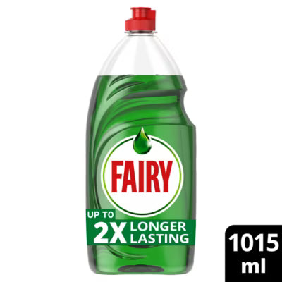 Fairy Original green washing up liquid with LiftAction 1015ml - British product