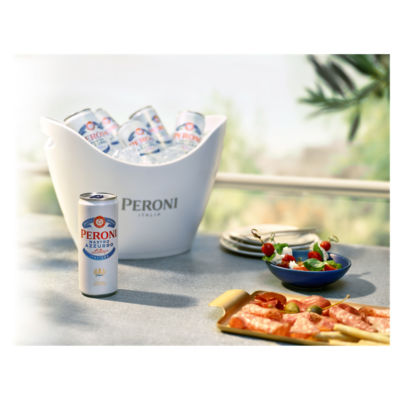 Peroni Nastro Azzurro beer lager cans 10x330ml, imported from the UK