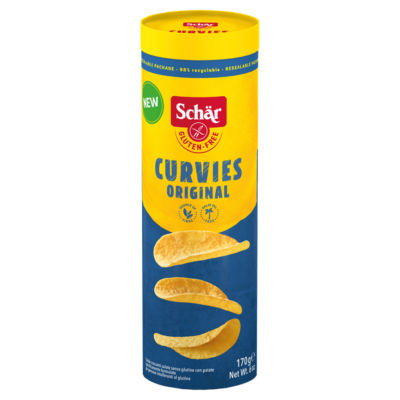 Schar Gluten-Free Curvies Original crisp snack 170g (British brand)