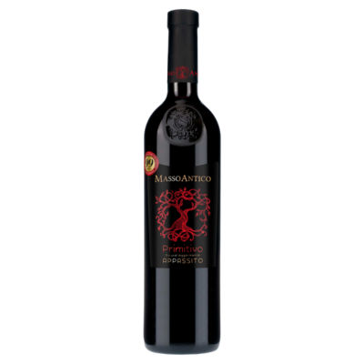 Masso Antico Primitivo red wine 0.75L, imported from the UK