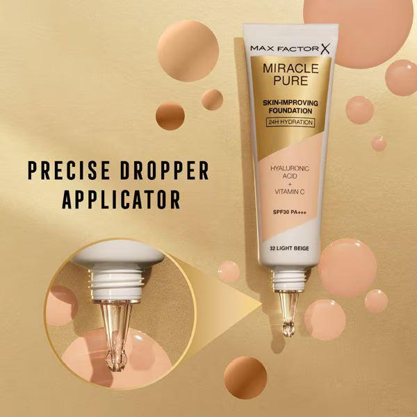 Max Factor Miracle Pure Foundation 44, imported from the UK