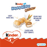 Kinder Happy Hippo milk chocolate and hazelnut biscuits 5 x 20.7g (103g), UK version