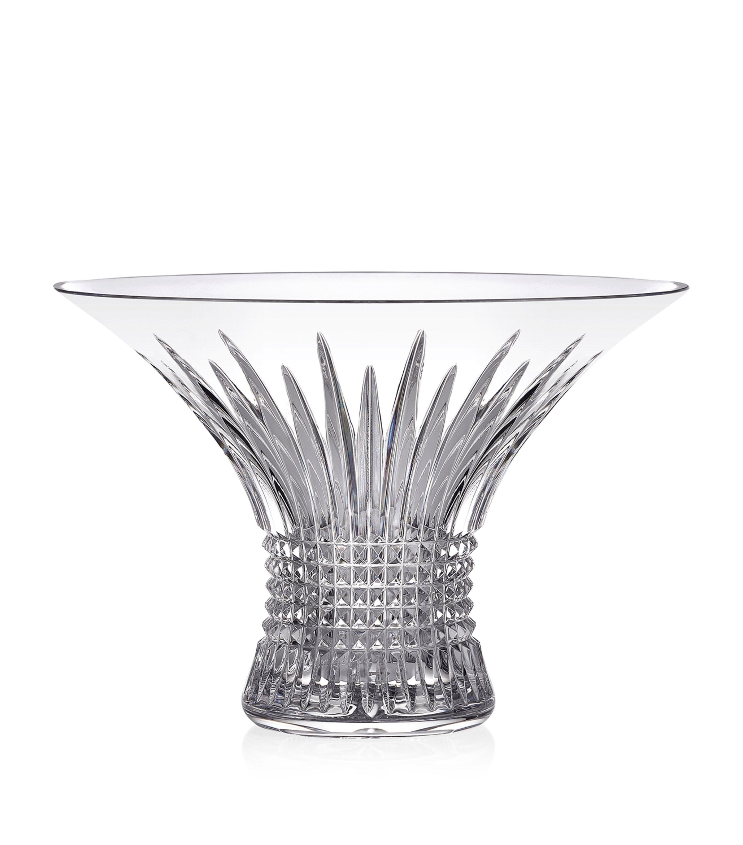 Waterford Lismore Diamond crystal centrepiece 30cm (British brand)