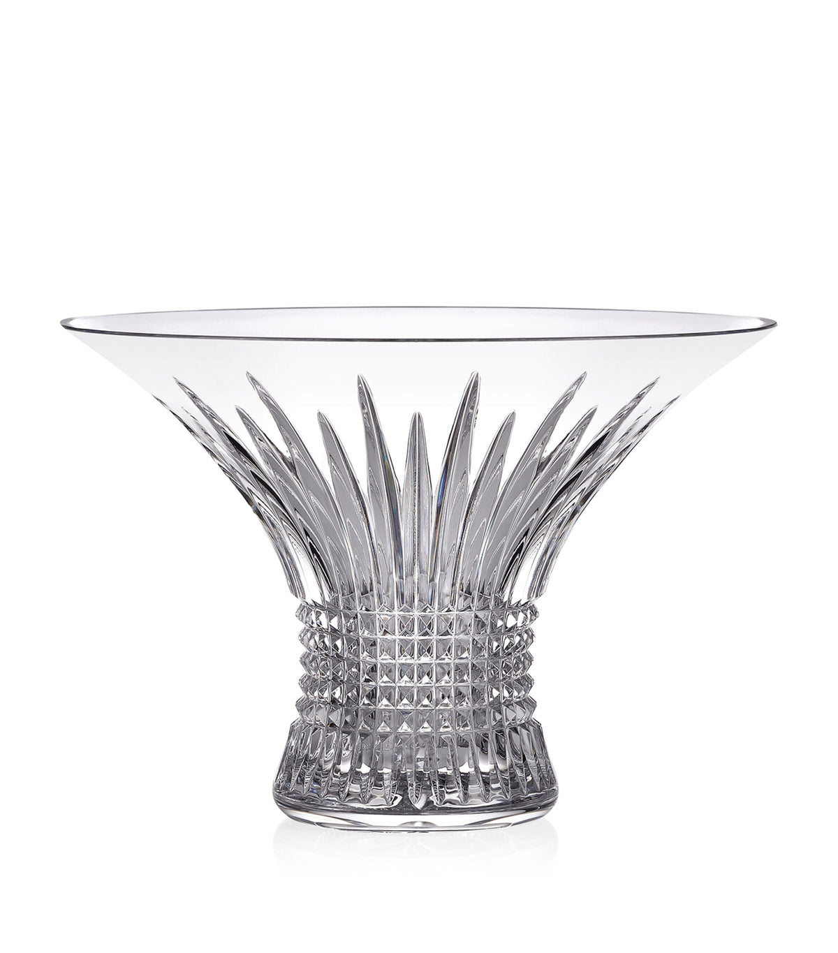 Waterford Lismore Diamond crystal centrepiece 30cm (British brand)