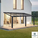 Palram Stockholm aluminium patio cover 3.4 x 6.6m, imported from the UK