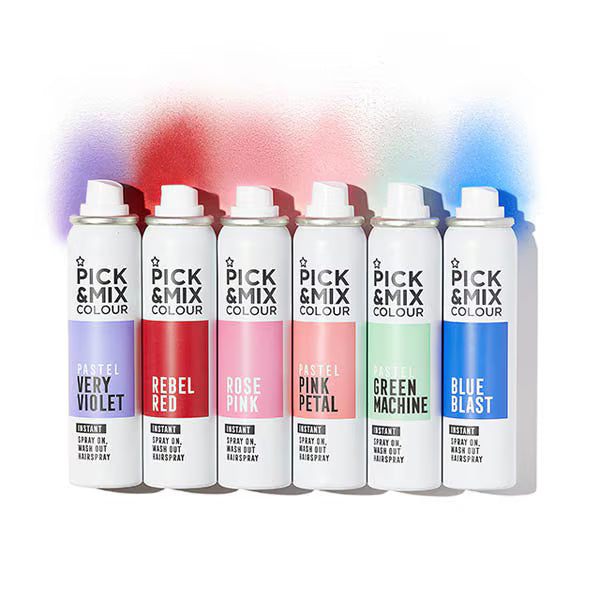Superdrug Pick & Mix Pastel Purple Hair Colour Spray 75ml, imported from the UK