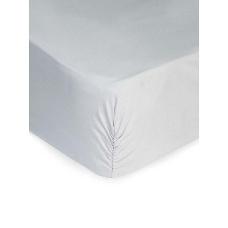George Home Luxuriously True Grip Soft 100% Cotton 300 Thread Count Fitted Sheet - Super King - McGrocer