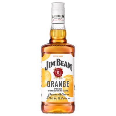 Jim Beam Orange Spirit Drink 70cl made in Scotland, UK version