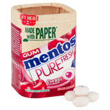 Mentos Cherry Chewing Gum 97g, imported from the UK