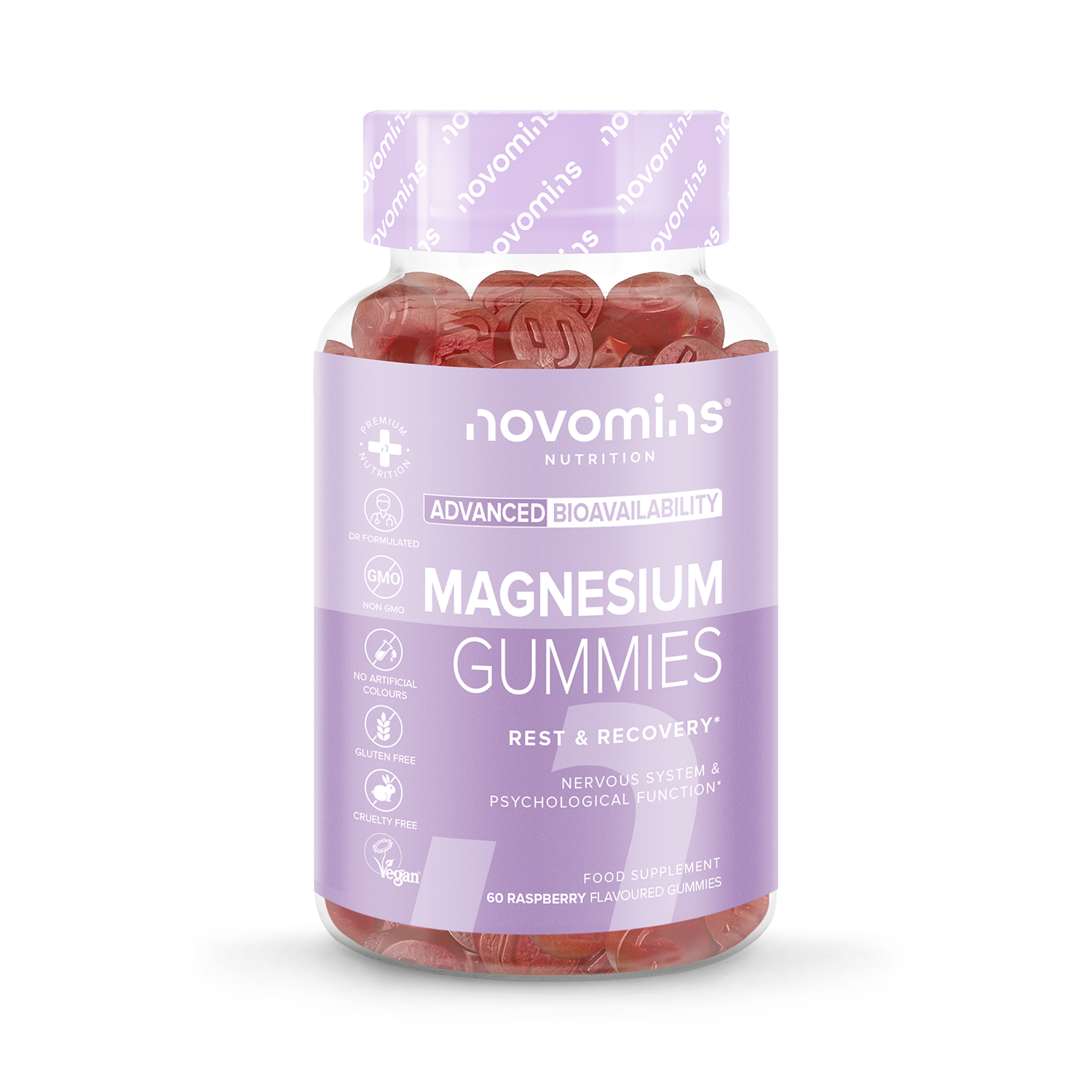 Novomins Magnesium 60 Gummies - 998231