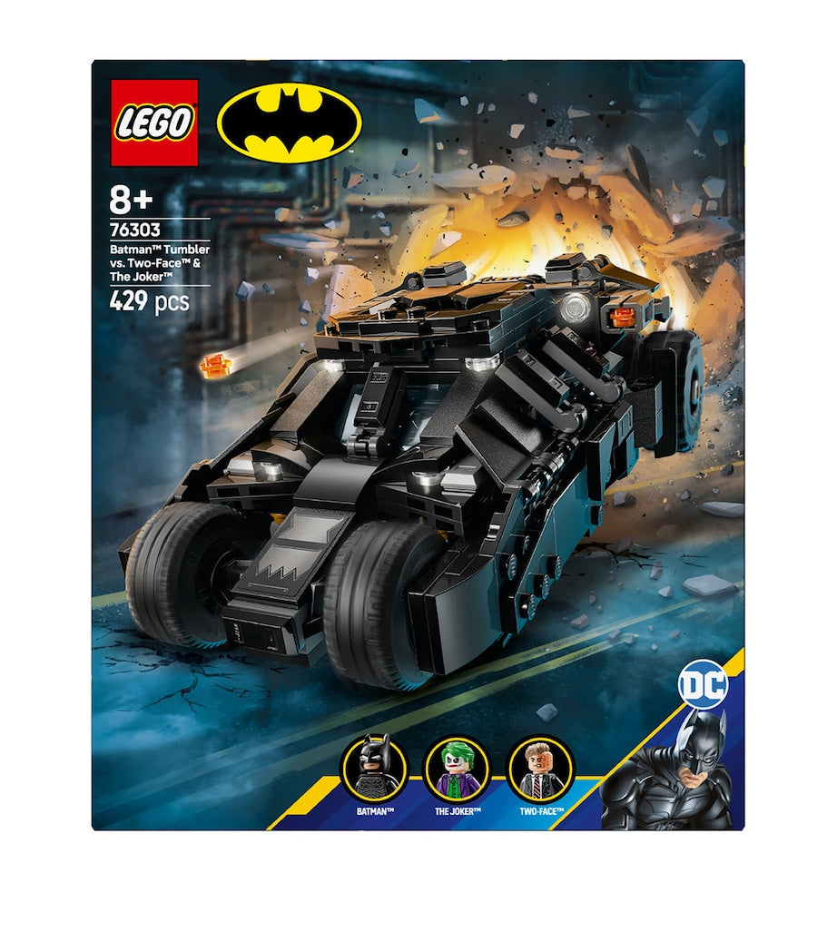 Lego DC Batman Tumbler vs Two-Face and The Joker building set, UK version