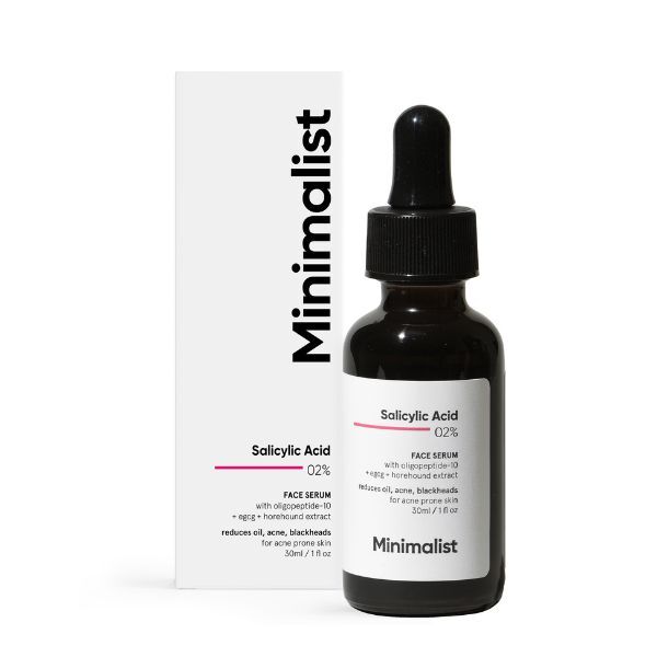 Minimalist Salicylic Acid Face Serum Acne Oily, imported from the UK