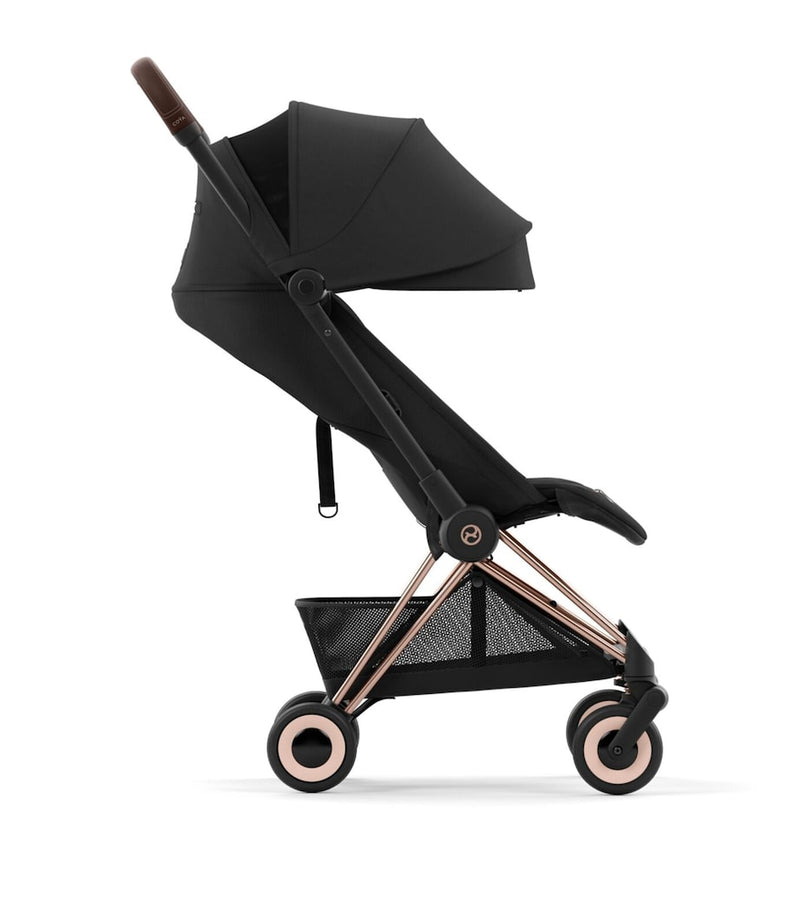 Cybex COYA Travel Stroller Rosegold/Sepia Black - British product