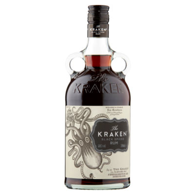 The Kraken Black Spiced Rum 70cl (British brand)