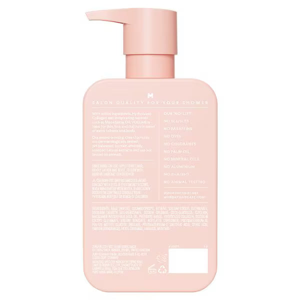 Monday Haircare Volume Shampoo 350ml, imported from the UK