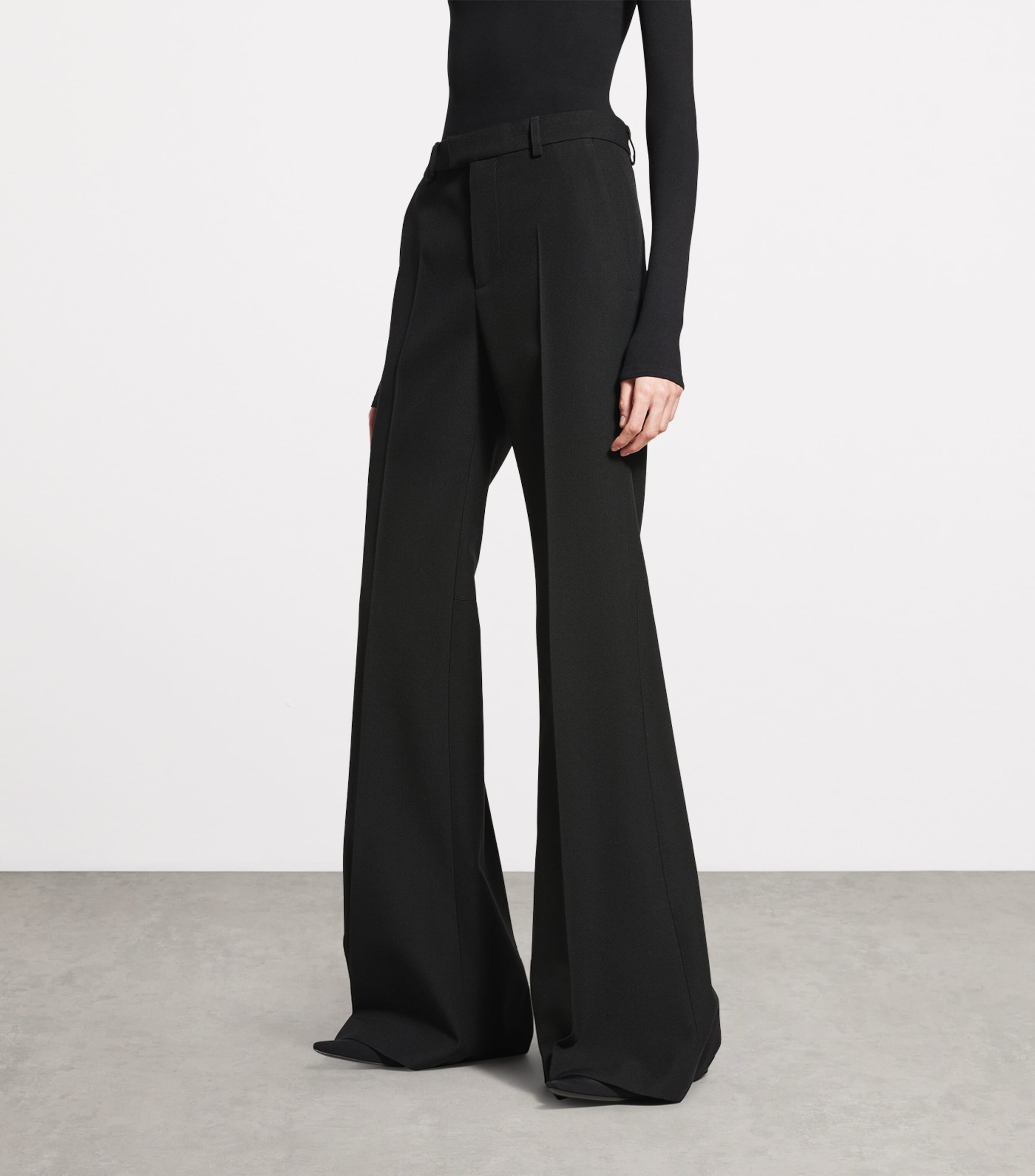 Balenciaga wool flared trousers - British product