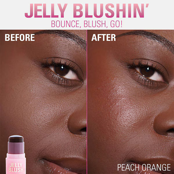 Revolution Jelly Blush Stick Peach Orange, imported from the UK
