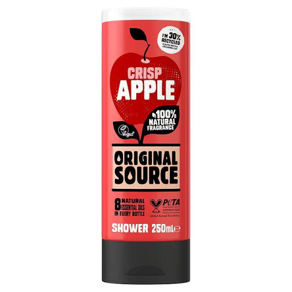 Original Source shower gel Crisp Apple 250ml, imported from the UK