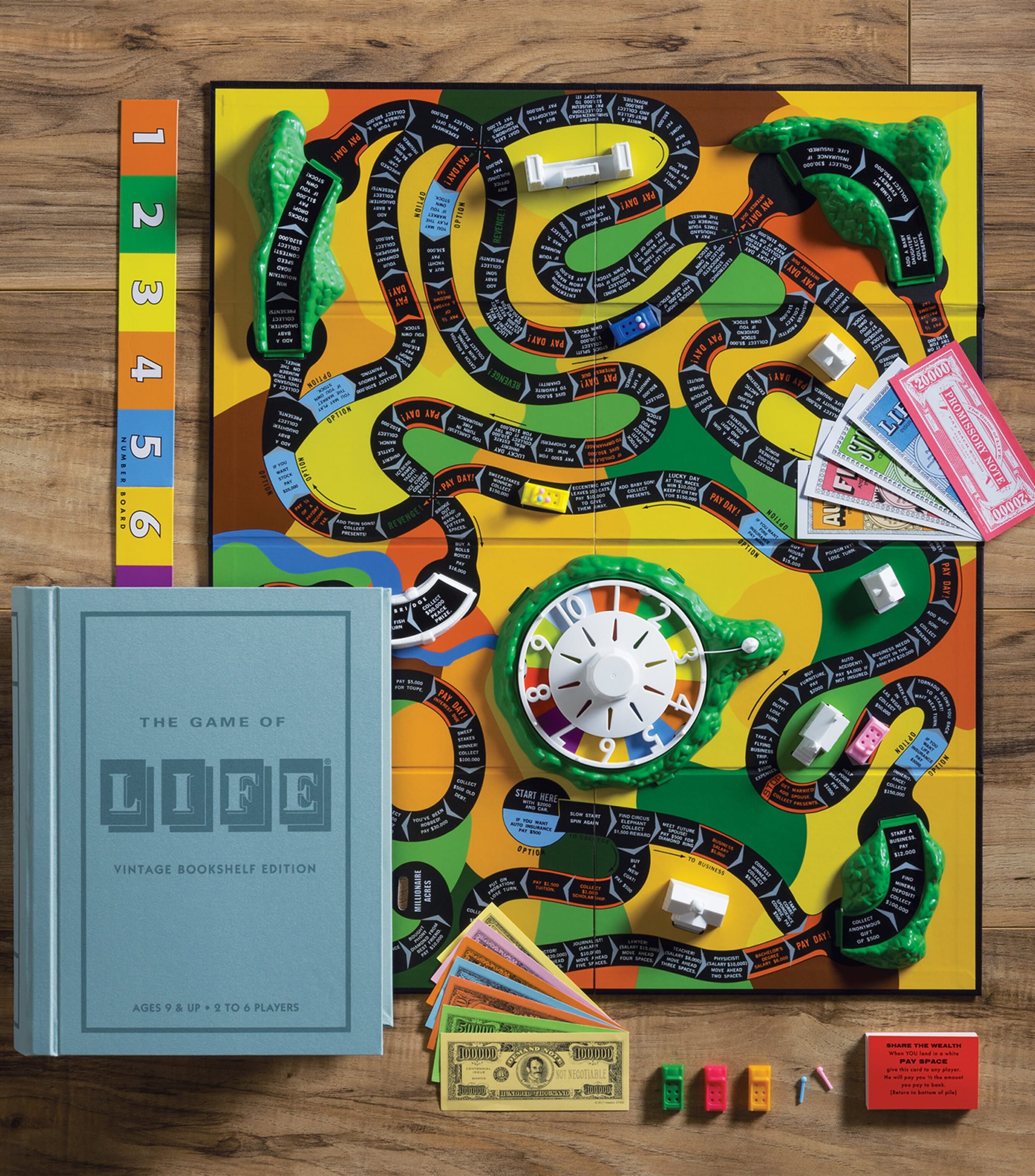 VINTAGE BOOKSHELF The Game of Life Board Game