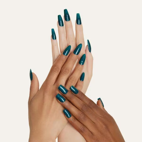 Mylee Gel Polish Bauble Turquoise Glitter 8ml, imported from the UK