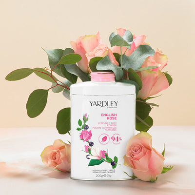 Poudre corporelle parfumée Yardley English Rose 200g