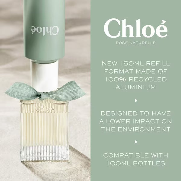 Chloé Eau de Parfum Naturelle organic rose 50ml - British product