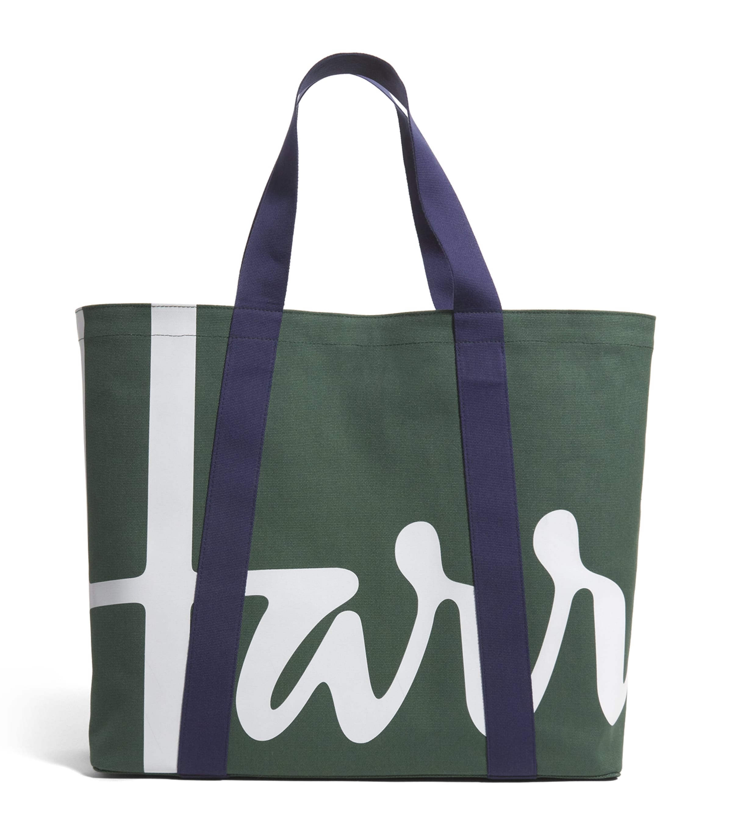 Harrods large cotton logo tote bag, UK version